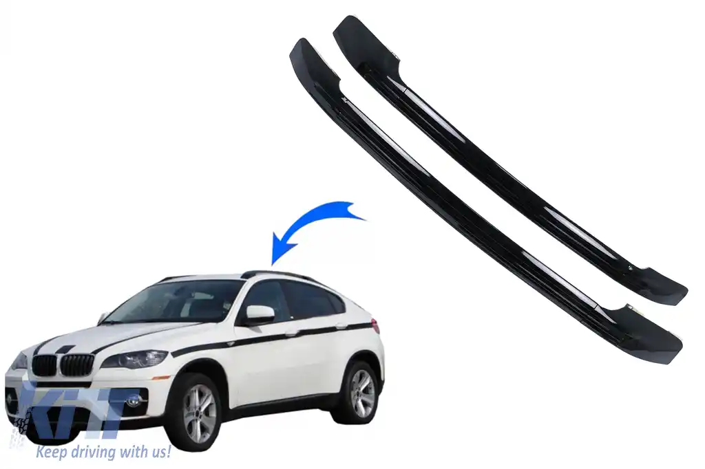 Bare Decorative Portbagaj Longitudinale compatibil cu BMW X6 E71 E72 (2008-2015)-image-6079638