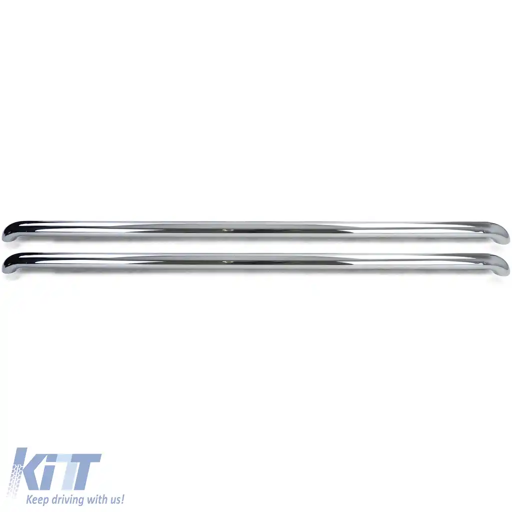 Bare laterale din oțel inoxidabil lustruit, potrivite pentru VW T5 T6 T6.1 cu ampatament lung-image-6202611