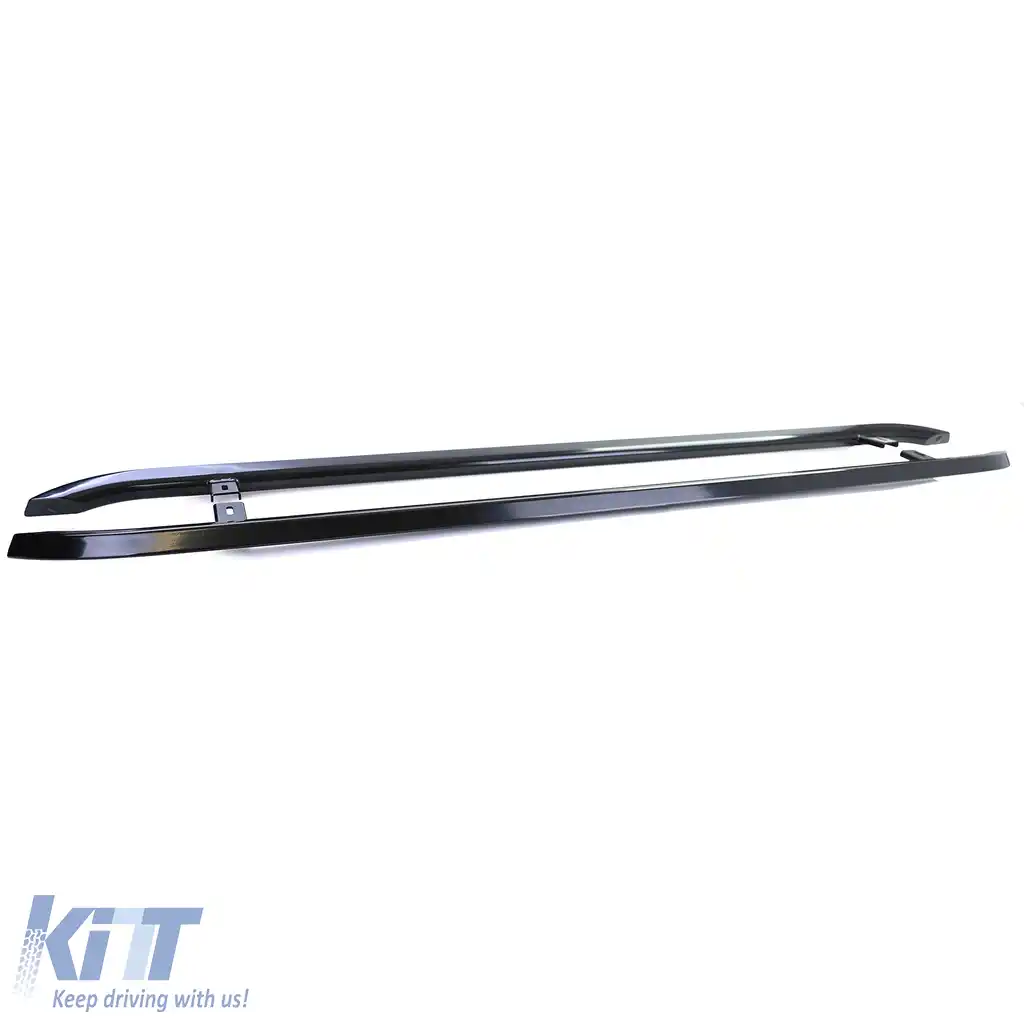 Bare laterale din oțel inoxidabil negru, potrivite pentru VW T5 T6 T6.1 cu ampatament scurt-image-6198415