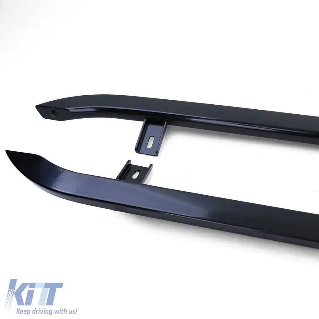 Bare laterale din oțel inoxidabil negru, potrivite pentru VW T5 T6 T6.1 cu ampatament scurt-image-6198419