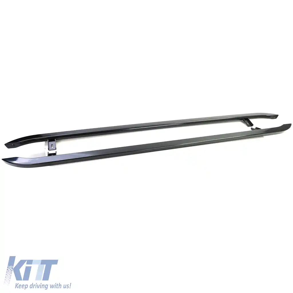 Bare laterale din oțel inoxidabil negru, potrivite pentru VW T5 T6 T6.1 cu ampatament scurt-image-6198420