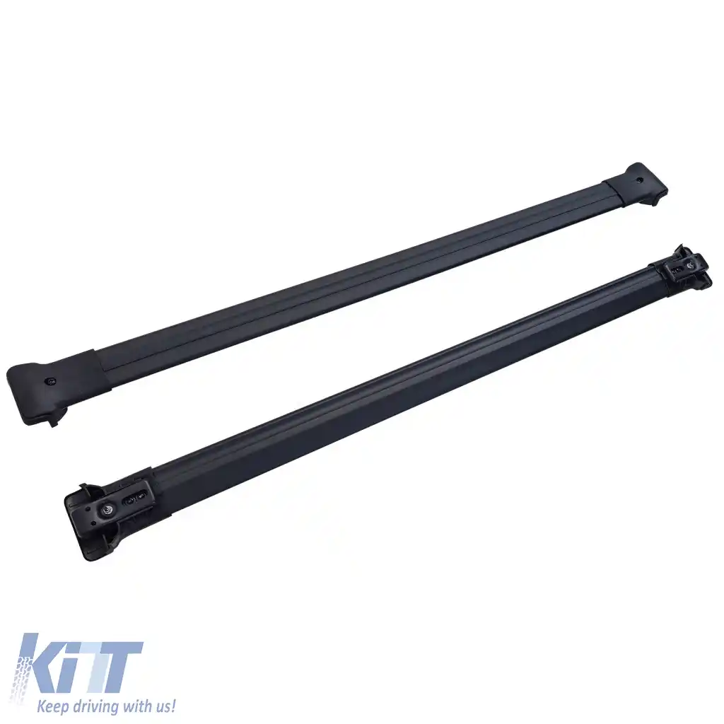 Bare transversale din aluminiu pentru suportul de acoperiș negru, potrivite pentru VW Bus Transporter T5 T6 2003-2024-image-6327200
