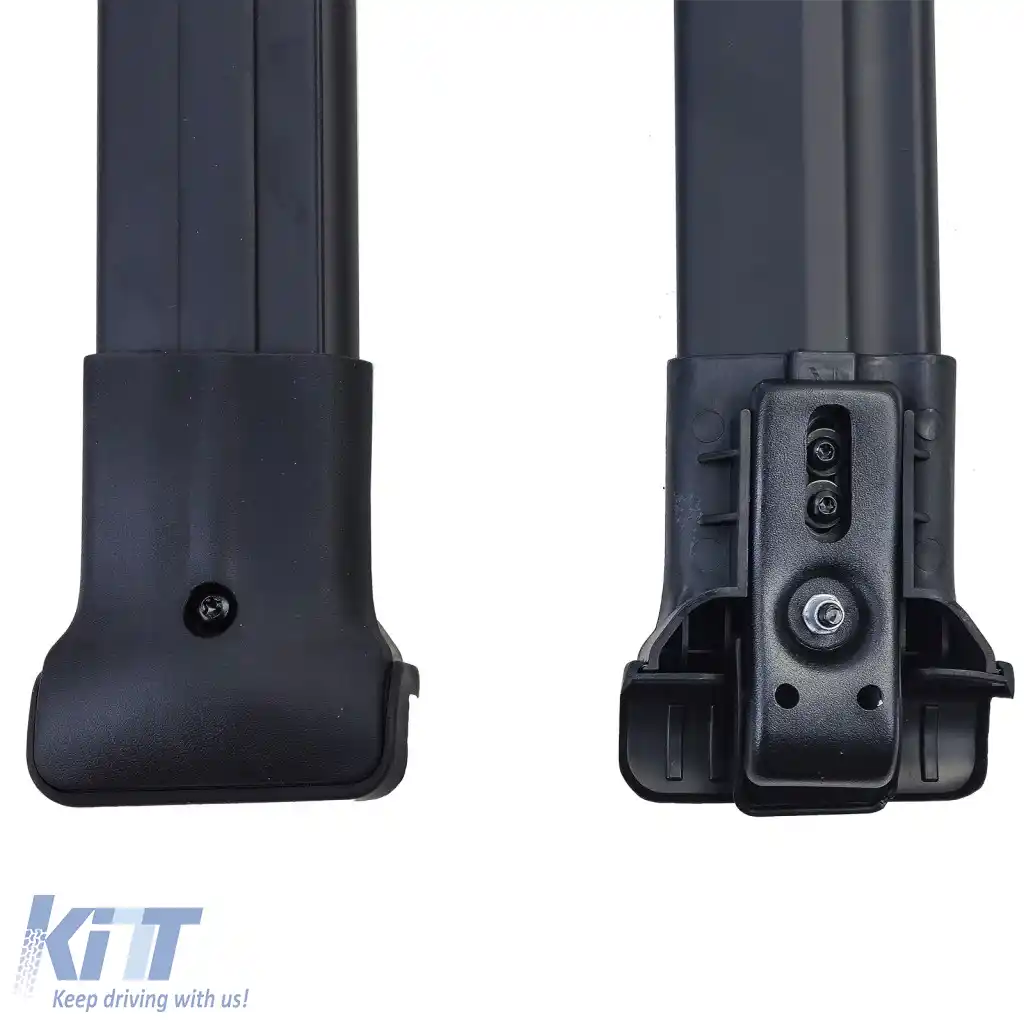 Bare transversale din aluminiu pentru suportul de acoperiș negru, potrivite pentru VW Bus Transporter T5 T6 2003-2024-image-6327203