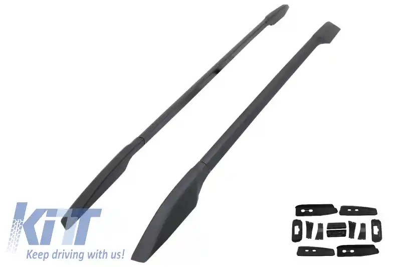 Bare Verticale compatibil cu Toyota Land Cruiser Prado J150 (2009+) Negru Mat