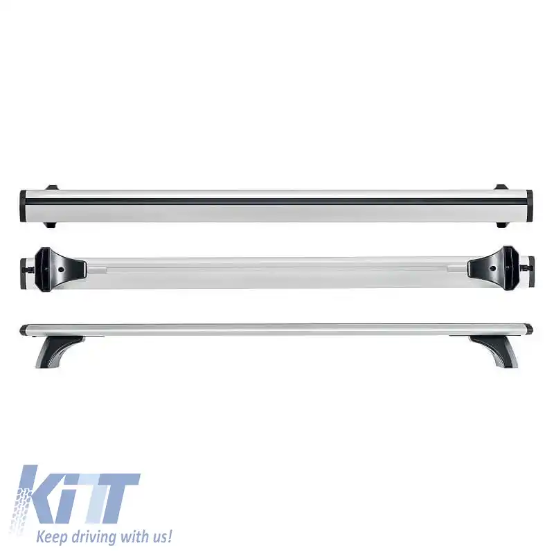 Barele de acoperiș din aluminiu aerodinamic CRUZ 924-771 Airo T-108cm Argintiu 2 Piese-image-6302979