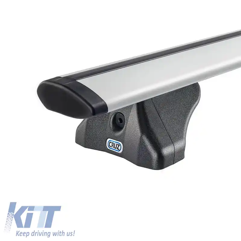 Barele de acoperiș din aluminiu aerodinamice CRUZ 924-701 Airo FIX 108cm Argintii 2 Piese-image-6303715