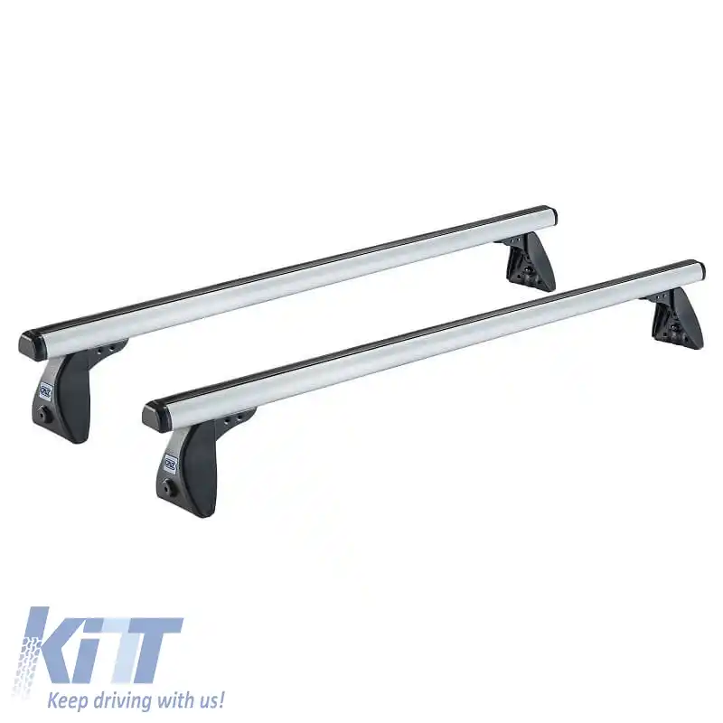 Barele de acoperiș din aluminiu CRUZ 924-022 Optima Alu S-108cm Argintiu 2 Piese-image-6303650