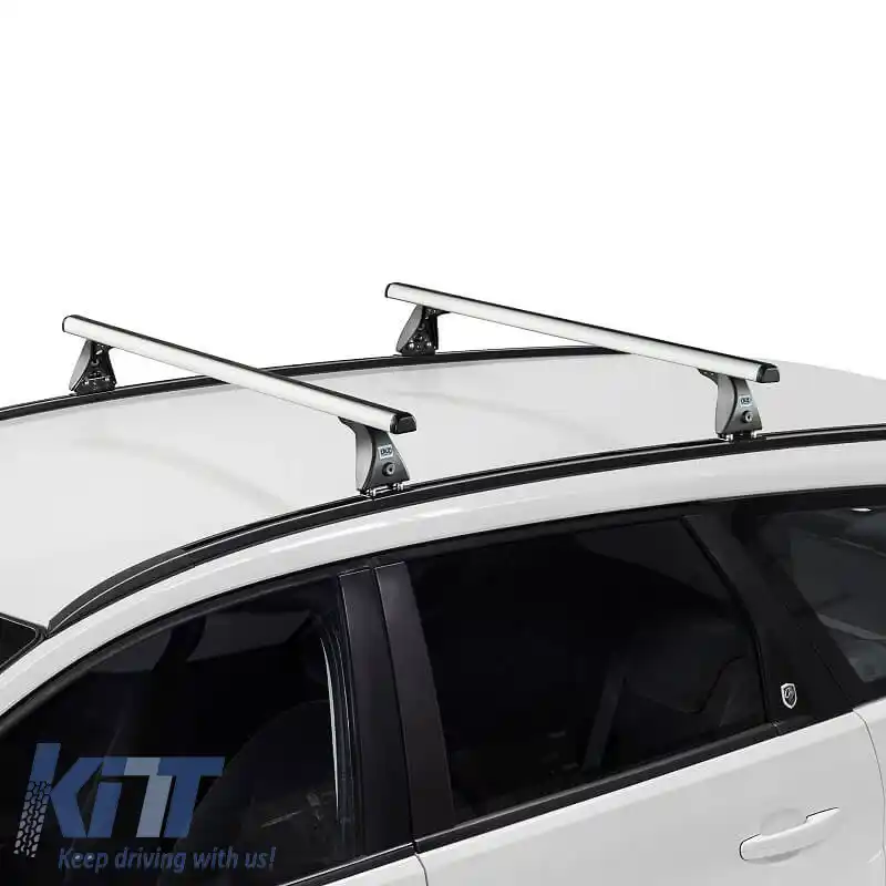 Barele de acoperiș din aluminiu CRUZ 924-022 Optima Alu S-108cm Argintiu 2 Piese-image-6303654