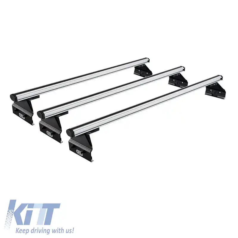 Barele de acoperiș din aluminiu CRUZ 924-096 Alu Cargo AF3-138cm Argintii 3 Piese-image-6325699