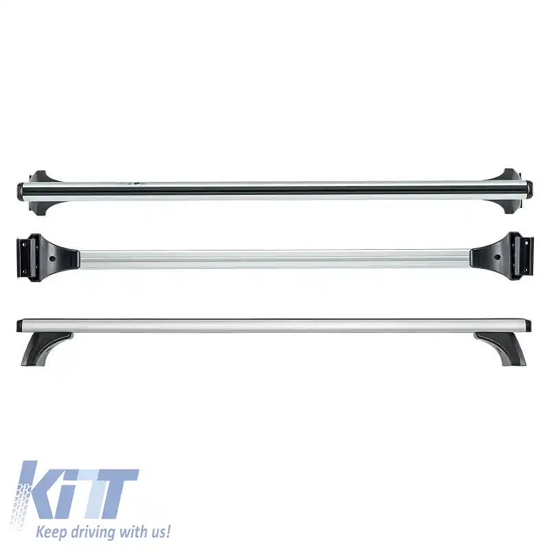 Barele de acoperiș din aluminiu CRUZ 924-710 Oplus AT-118cm Argintii 2 Piese-image-6303670