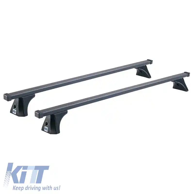 Barele de acoperiș din oțel CRUZ 921-305 Oplus ST-110cm Negru 2 Piese-image-6303001