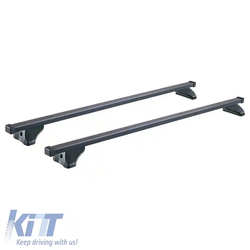 Barele de acoperiș din oțel CRUZ 921-375 Oplus S-FIX 110cm Negru 2 Bucăți-image-6303516