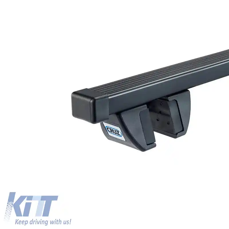 Barele de acoperiș din oțel CRUZ 921-934 Oplus SR+120cm Sistem de balustradă Negru 2 Piese-image-6303471