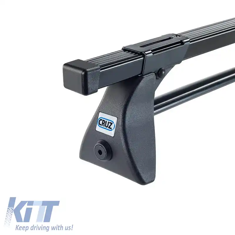 Barele de acoperiș din oțel CRUZ Cargo Spro-140cm 922-701 Set cu kit de fixare potrivit pentru Ford Ranger 11+ 2 bucăți-image-6303291