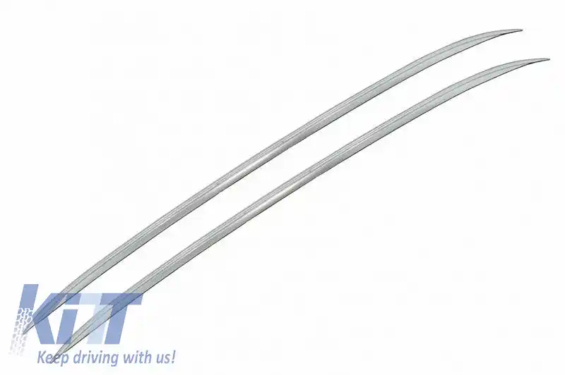 Barele de acoperiș potrivite pentru BMW X5 F15 2013-2018 Flush-Rails Aluminiu Argintiu 2 Piese-image-6314732