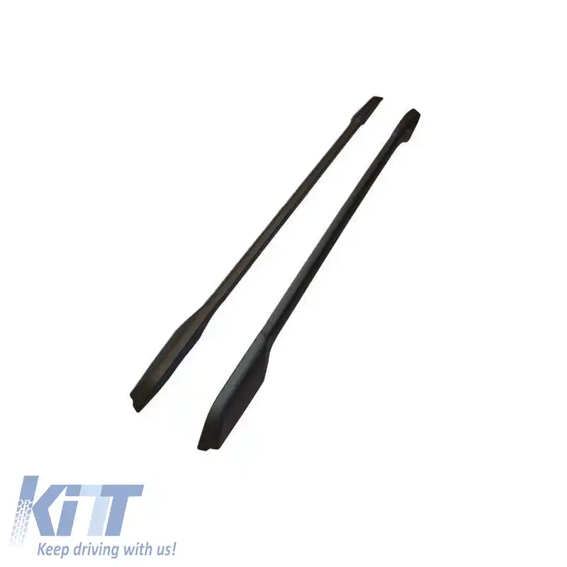 Barele de acoperiș potrivite pentru Toyota Land Cruiser Prado FJ150 2009+ Bare de acoperiș din aluminiu negru 2 bucăți-image-6311460