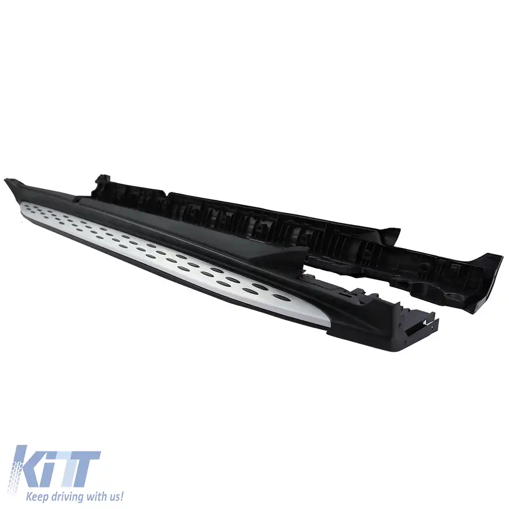 Barele de protecție din aluminiu pentru trepte laterale stil OE cu ABE !! potrivite pentru Mercedes GLC X253 15-22-image-6201208