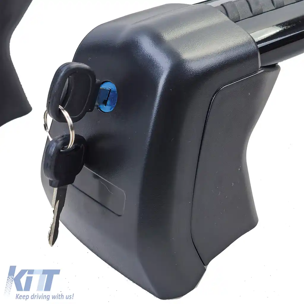 Barele transversale pentru suport de plafon din aluminiu negru, potrivite pentru Land Rover Defender 110 L663 din 19-image-6202605