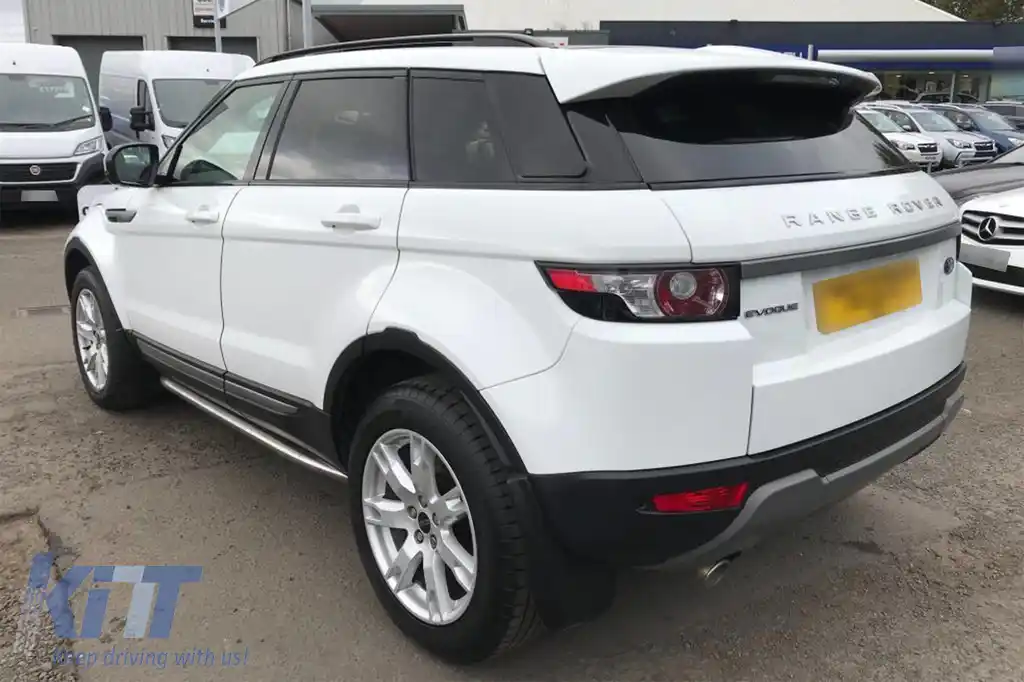 Bari Decorative Longitudinale Portbagaj compatibil cu Land Range Rover Evoque L538 (2011-2018) Negru Lucios-image-6069421