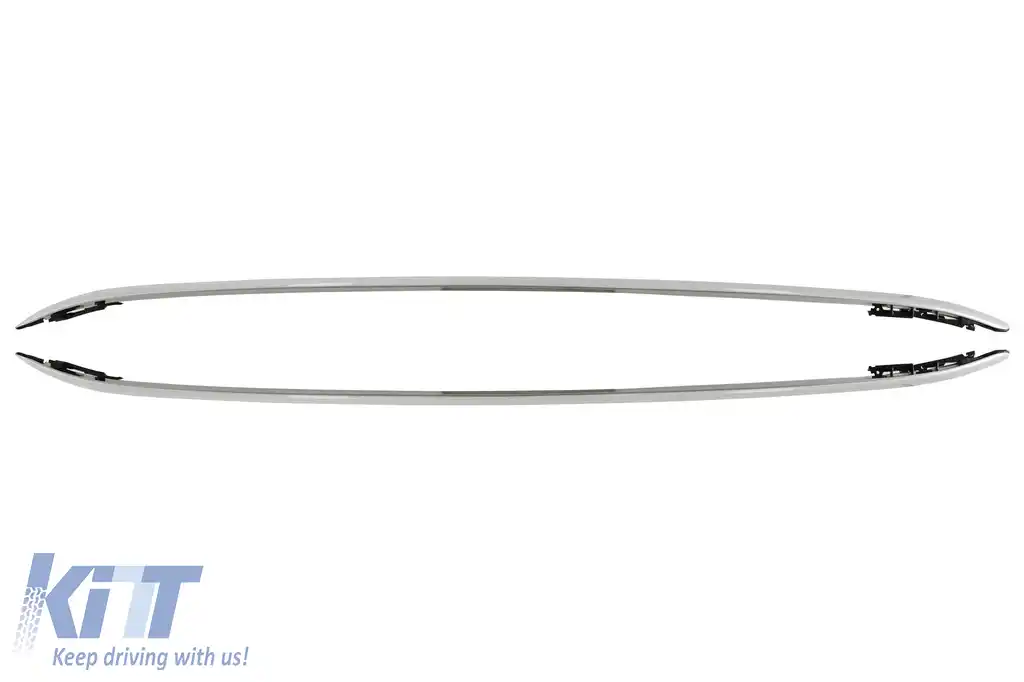 Bari Decorative Longitudinale Portbagaj compatibil cu Land Range Rover Evoque L538 (2011-2018) Aluminiu Lucios-image-5998757
