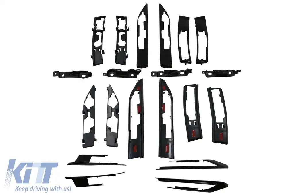 Bari Decorative Longitudinale Portbagaj compatibil cu Land Range Rover Evoque L538 (2011-2018) Aluminiu Lucios-image-6089621
