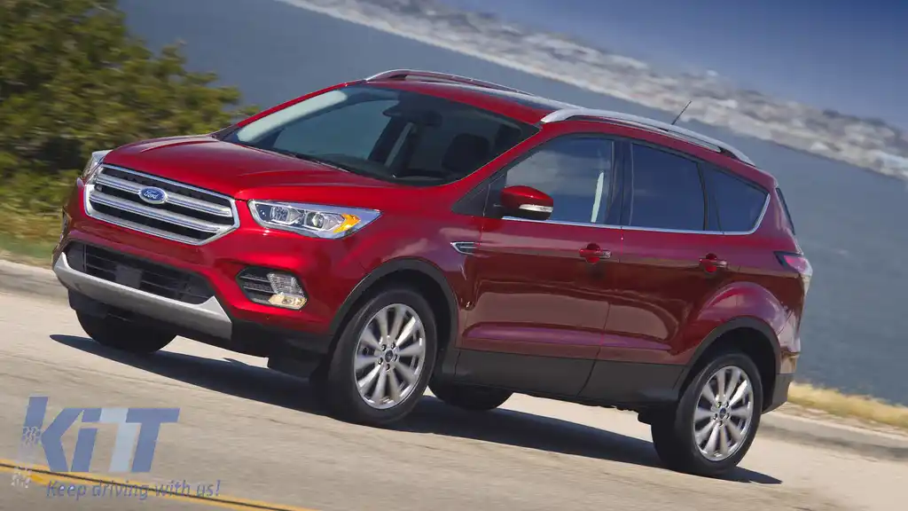 Bari Decorative Longitudinale Portbagaj compatibil cu Ford Kuga Escape II Mk2 (2013-2018)-image-6069514