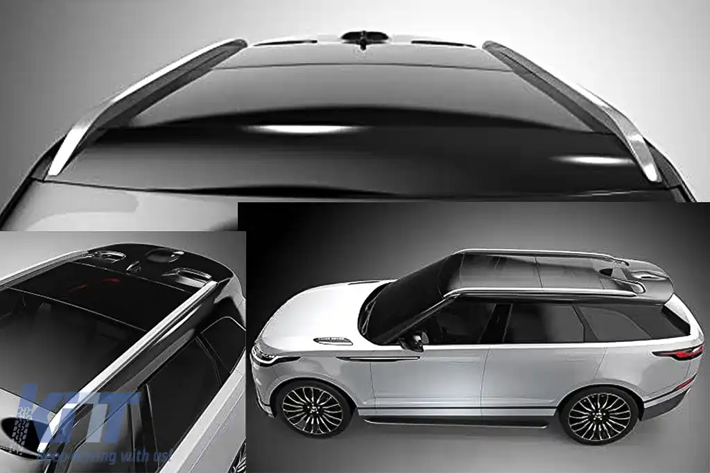 Bari Decorative Longitudinale Portbagaj compatibil cu Land Range Rover Velar SUV L560 (2017-up) Aluminiu-image-6069335