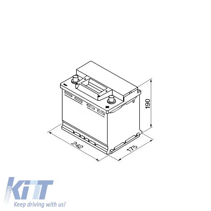 Baterie auto 56Ah Dreapta Bosch 480A (EN) S3005-image-6314979