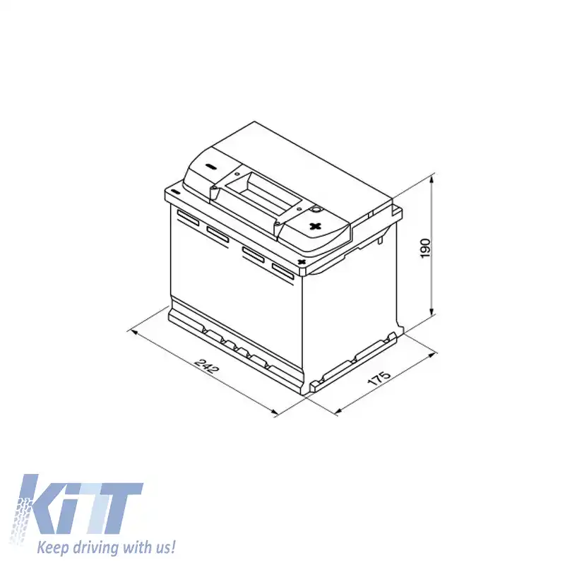 Baterie auto 60Ah Dreapta Bosch 540A (EN) S4005-image-6318513
