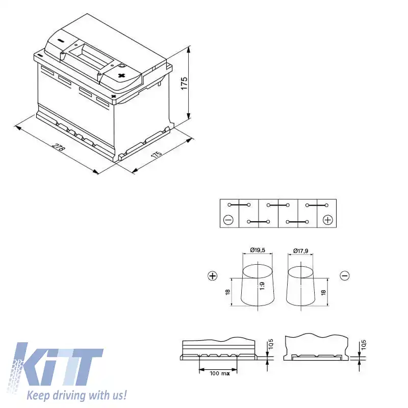 Baterie auto 65Ah Dreapta Bosch 650A (EN) Start Stop EFB S4E07-image-6315015