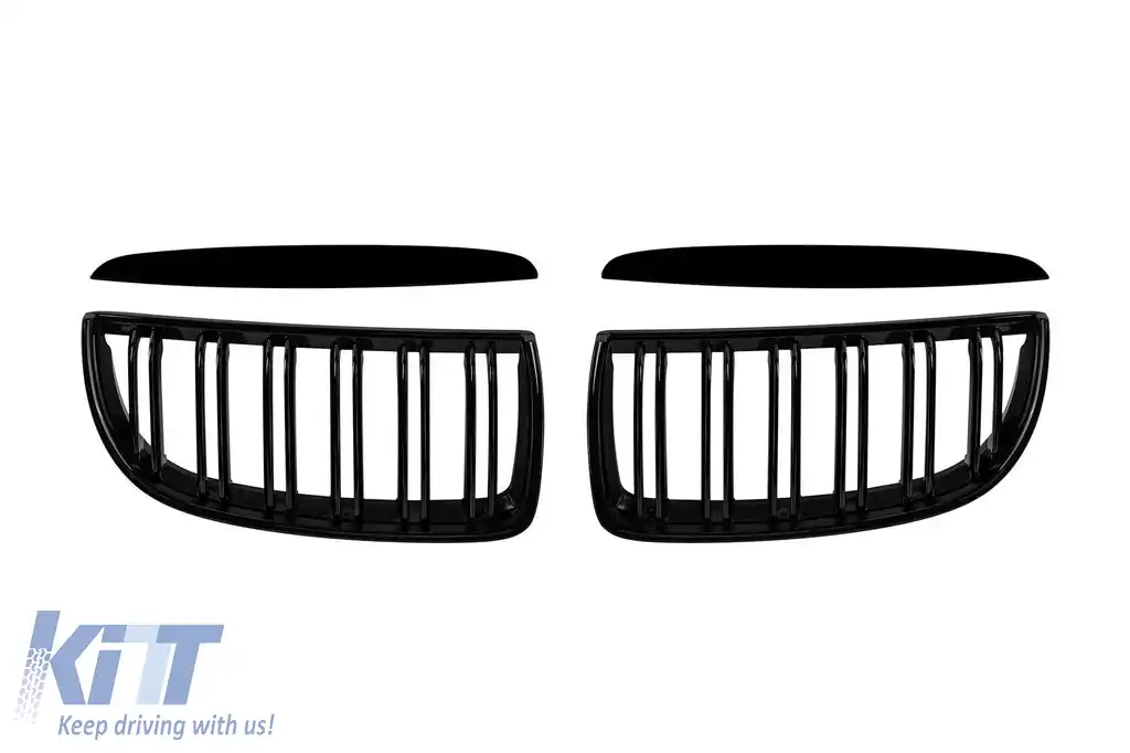 image-25-Baterii cu nervuri duble vopsite în negru, potrivite pentru BMW Seria 3 E90 sedan, E91 break 2005-2008