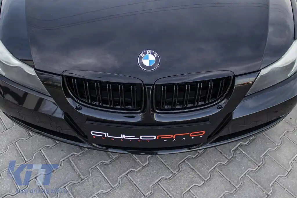 Baterii cu nervuri duble vopsite în negru, potrivite pentru BMW Seria 3 E90 sedan, E91 break 2005-2008-image-6146379