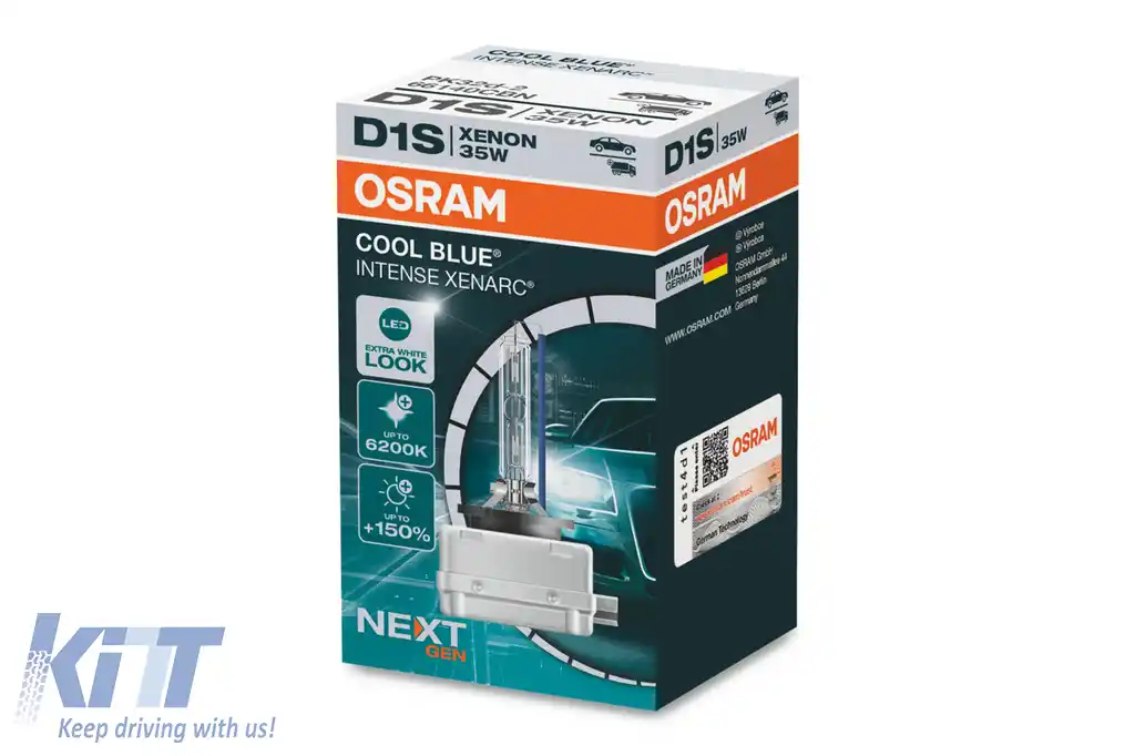 Bec Auto Xenon Osram XENARC COOL BLUE INTENSE NEXT GEN D1S 66140CBN 35W-image-6102040