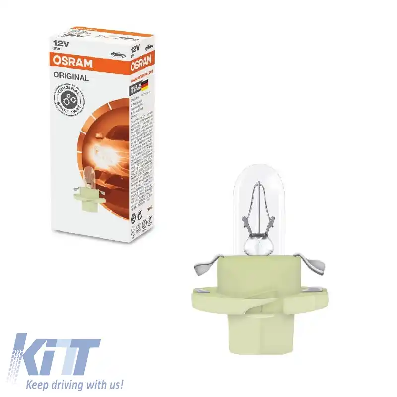 Bec Halogen cu Bază BX8.4d 12V 2w Osram 2352MFX6 1 Bucată