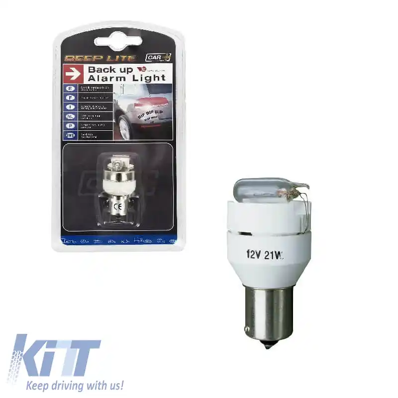Bec Halogen P21W BA15S 12V Singur Cu Sunet 