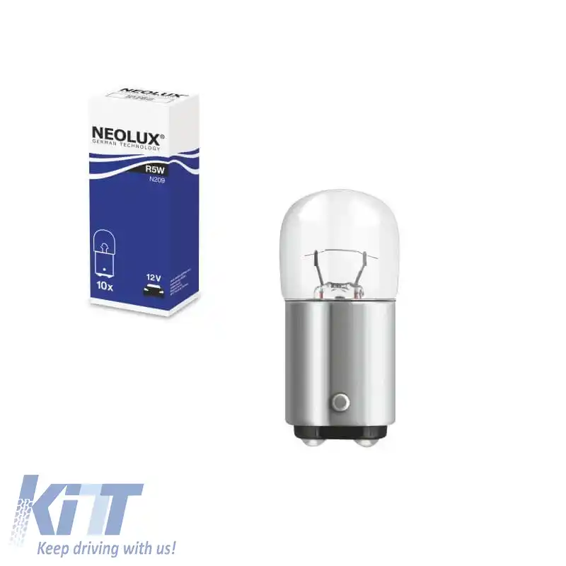 Bec Halogen R5W BA15D 12V 5w Neolux de la Osram N209 1 Bucată