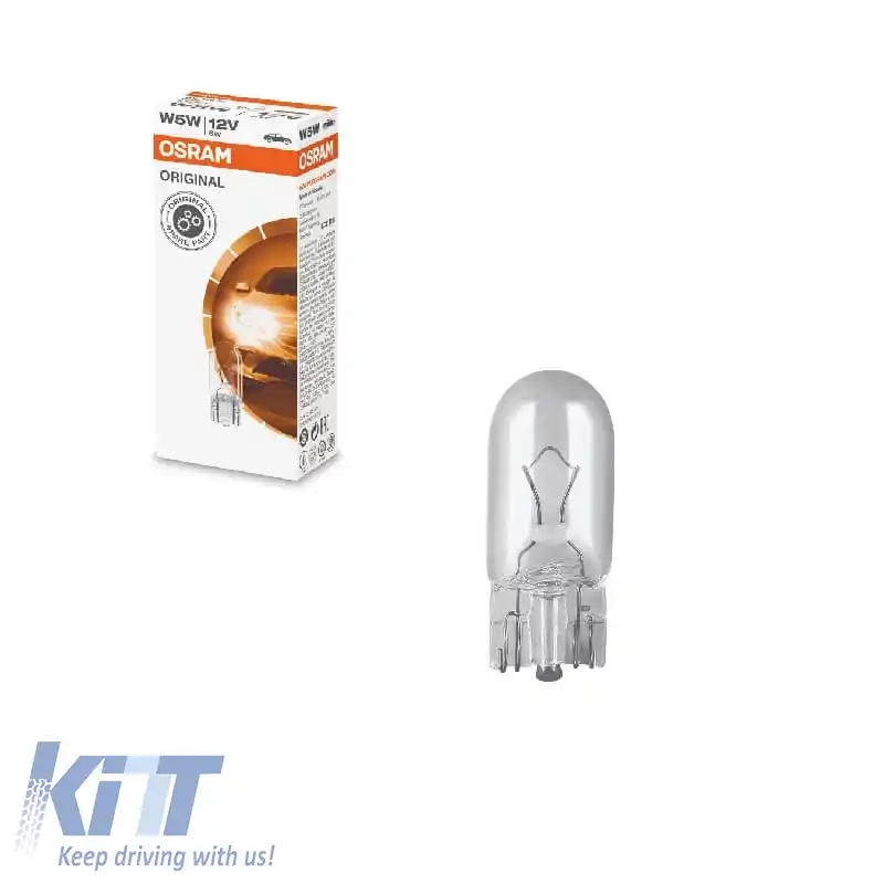 Bec halogen T10 W5W 12V W2.1x9.5D Osram 2825 1 bucată