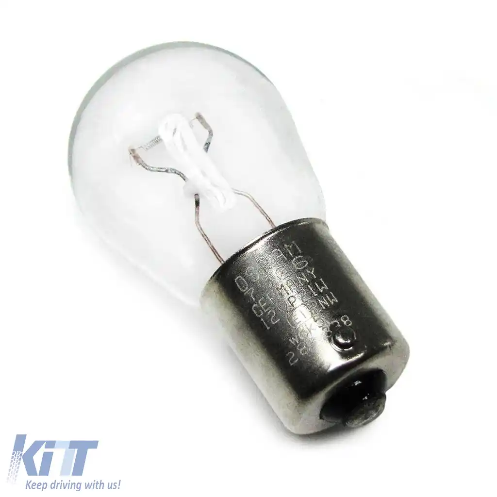 Bec Osram BA15S 21W 12V cu bază metalică alb pentru lumini de poziție și semnalizatoare-image-6192961
