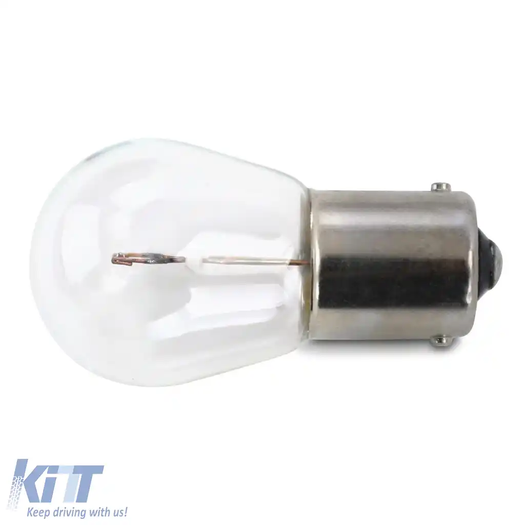 Bec Osram BA15S 21W 12V cu bază metalică alb pentru lumini de poziție și semnalizatoare-image-6192962