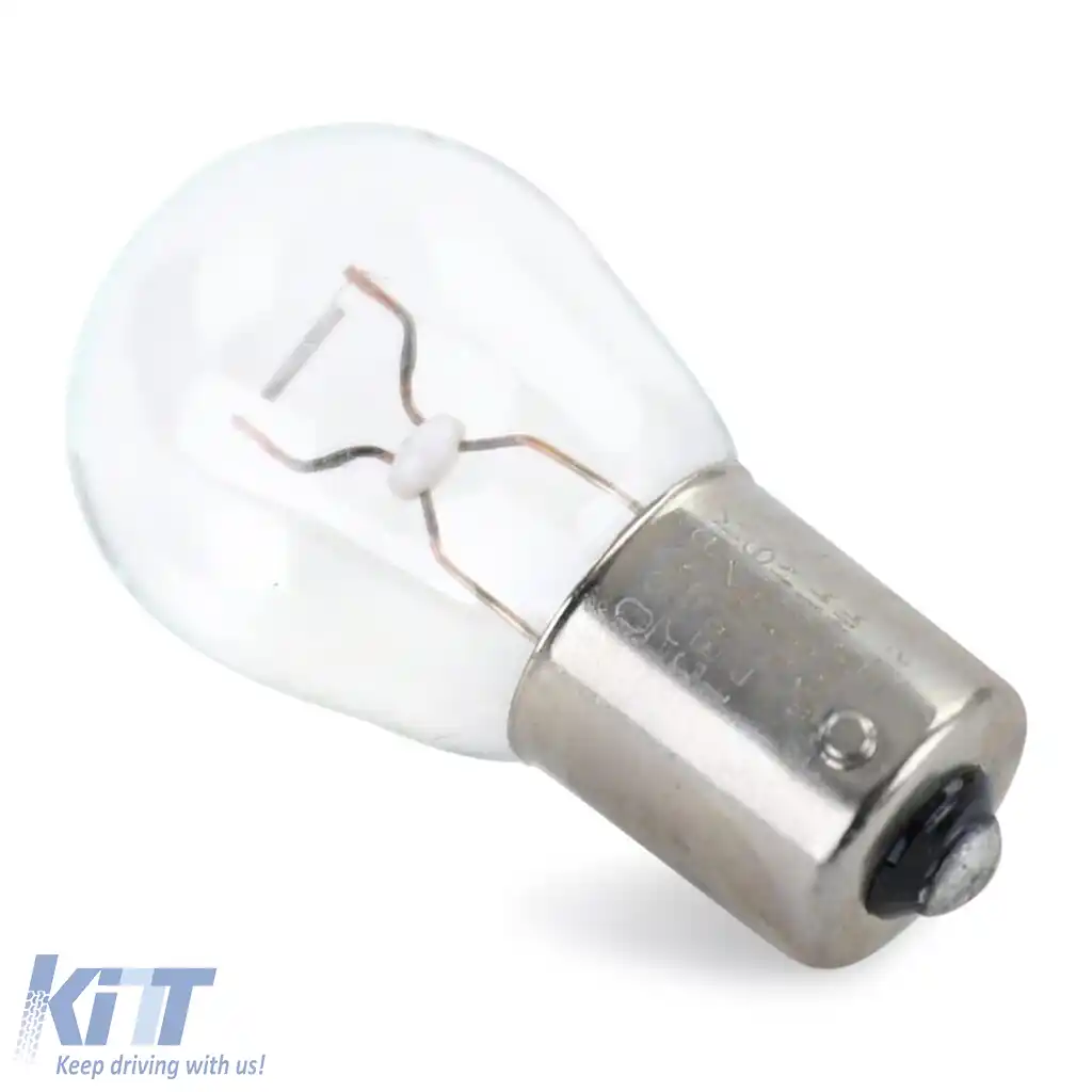 Bec Osram BA15S 21W 12V cu bază metalică alb pentru lumini de poziție și semnalizatoare-image-6192964