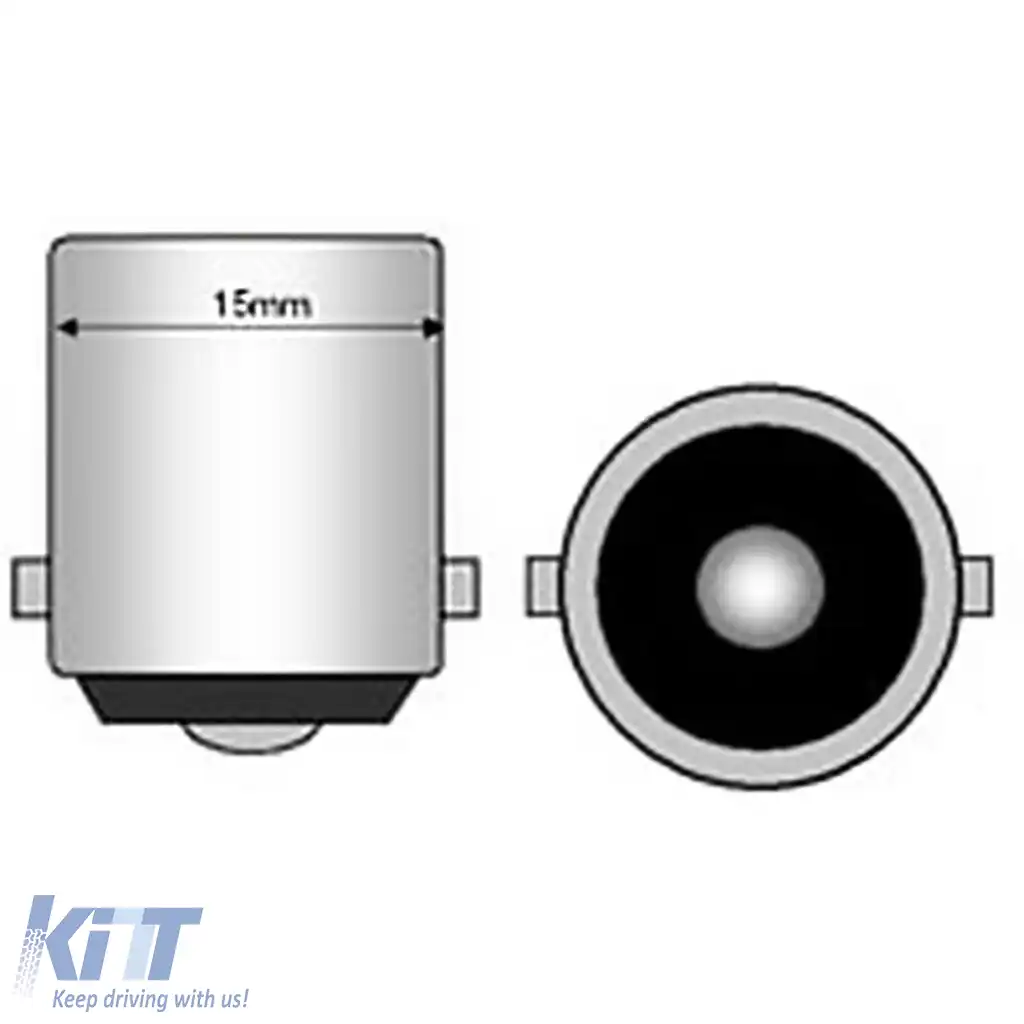 Bec Osram BA15S 21W 12V cu bază metalică alb pentru lumini de poziție și semnalizatoare-image-6192965
