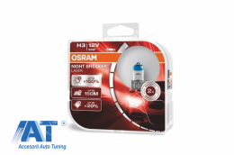 Becuri Auto Halogen compatibil cu far Osram Night Breaker Laser H3 12V 55W-image-6054698