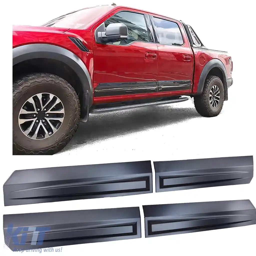 Benzi de protecție pentru uși, trimuri, protecție la impact, panouri offroad, late, potrivite pentru Ford F150 14-20