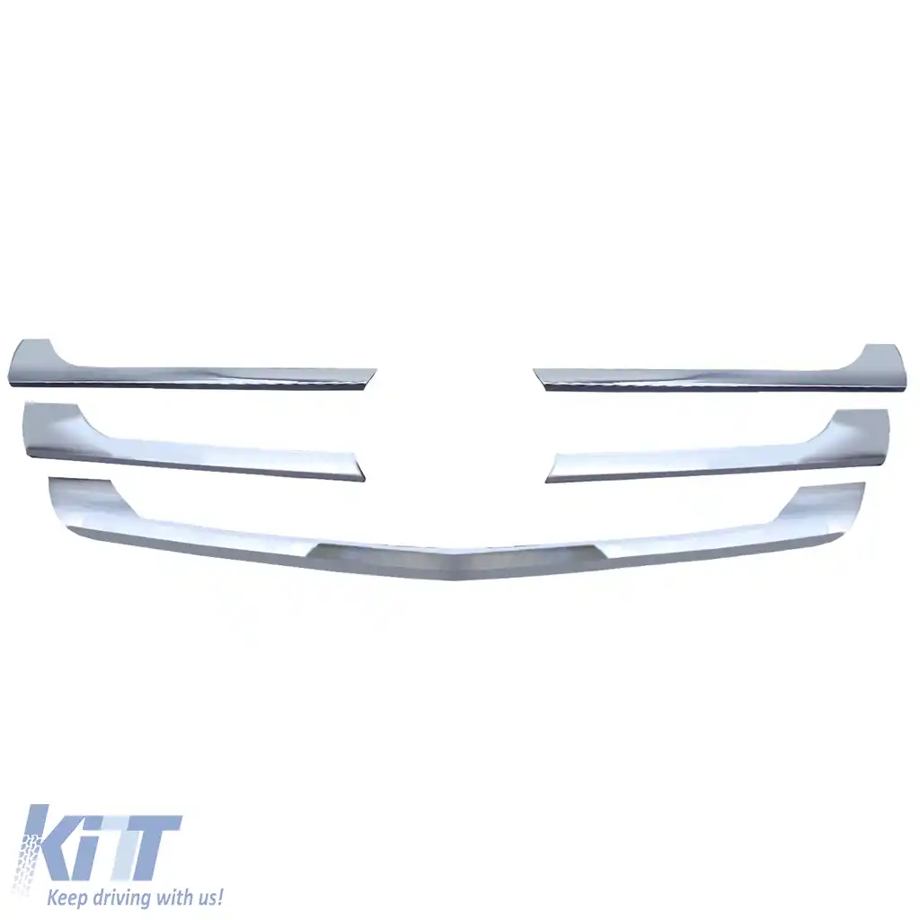 Benzi decorative crom pentru grila Mercedes Sprinter W906 Facelift 2013-2018-image-6211034