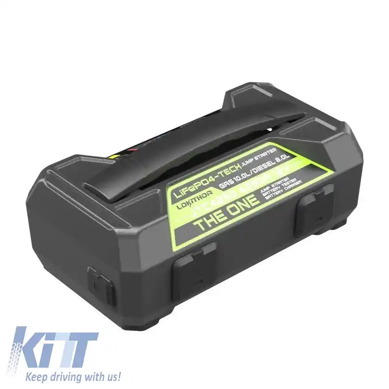 Booster auto, Încărcător și tester de baterii, Powerbank, Lumină LED 5 în 1 Lokithor JTC4250 LifePO4 12 Volți 4250A-image-6316853