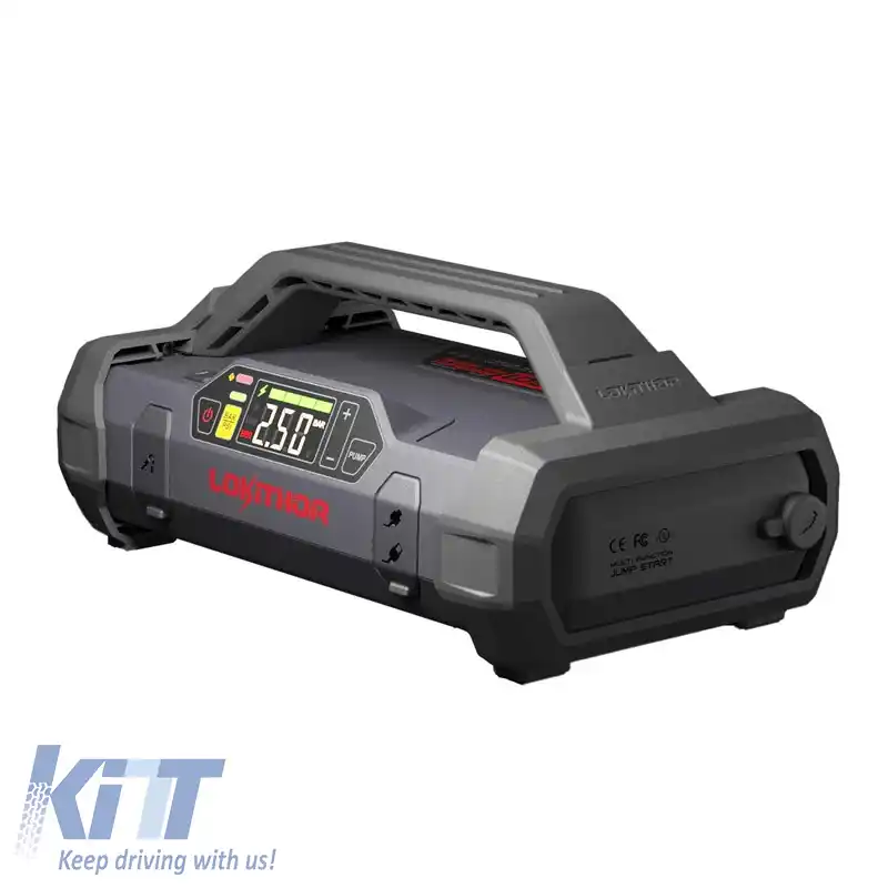 Booster auto, Powerbank, Compresor 150PSI, Lumină LED 4 în 1 Lokithor JA301 12 Volți 2000A-image-6301852