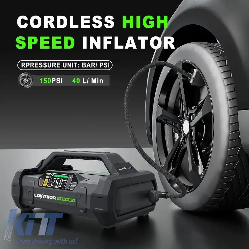 Booster auto, Powerbank, Compresor 150PSI, Lumină LED 4 în 1 Lokithor JA3000 Pro 12 Volți 3000A-image-6318528