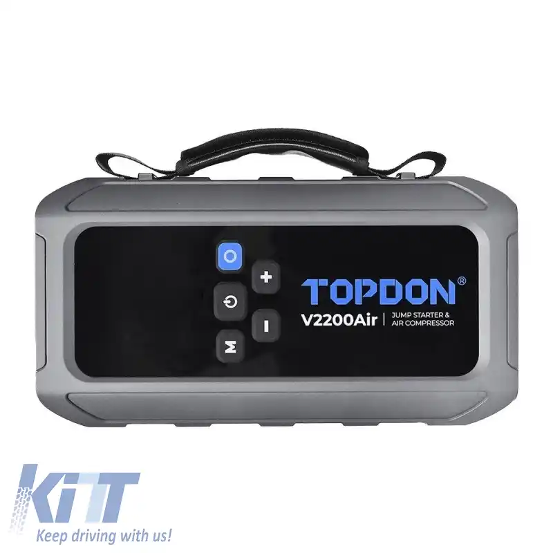Booster auto, Powerbank, Compresor, Lumină Led 4 în 1 Topdon V2200AIR 12 Volți 2200A-image-6320237