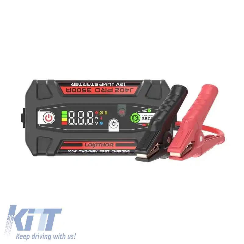 Booster auto, Powerbank, Lumină LED 3 în 1 Lokithor J402 PRO 12 Volți 3500A-image-6320690