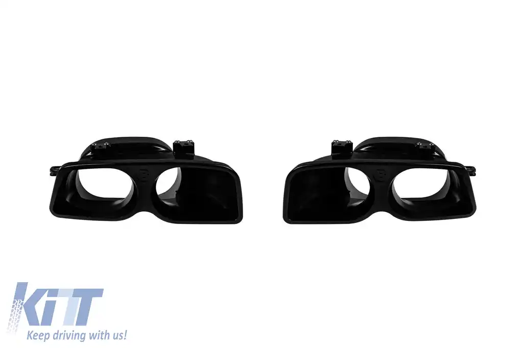 Brabus accesorii pentru bara frontală și spate A Design potrivită pentru Mercedes S-Class W222 2017-2020 cu ieșiri de evacuare-image-6148286